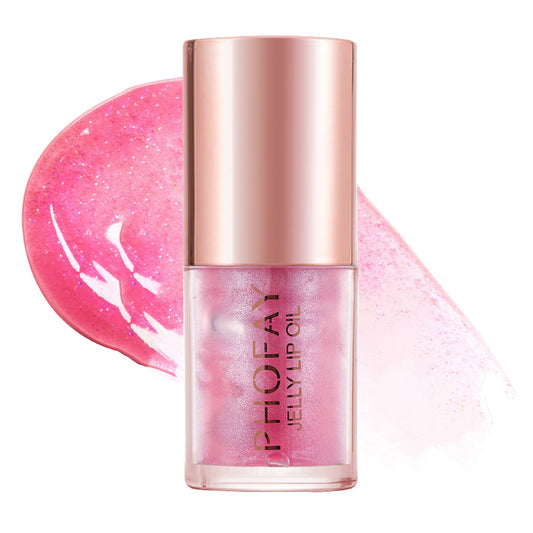 PHOFAY Jelly Lip Oil – Hydrating Shine & Plush Tint